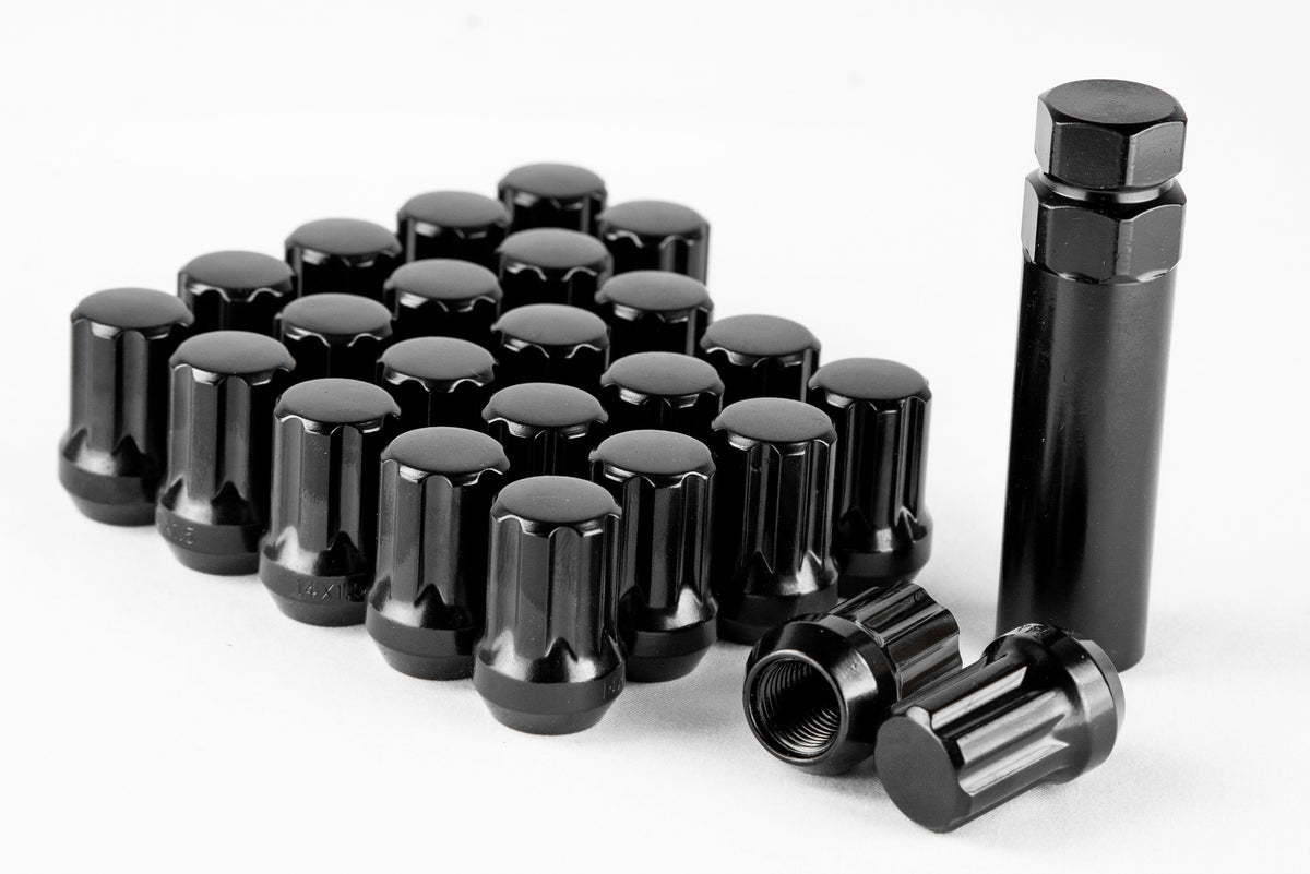 Aodhan Spline Lug nuts Set - Conical Seat ,35mm Overall Size